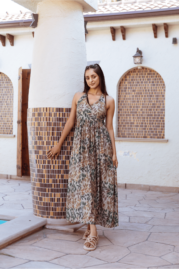 Silverleaf Long Dress — SAJKE