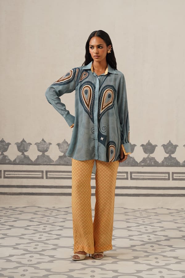 Sally Crepe Printed Matching Set — NEETIKA CHOPRA