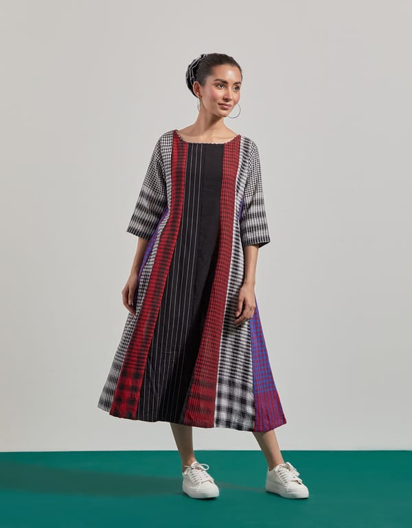 Ruella 16 Panelled Dress — 145 East