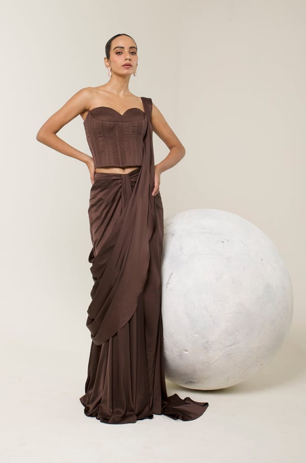 Apsara Corset Saree — LIBAS CAFE