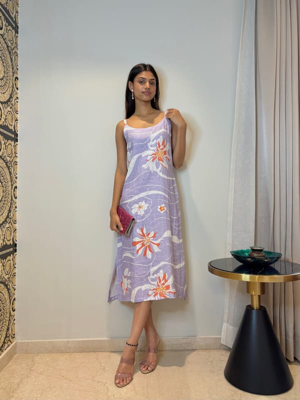 Lilac Wave Dress — EWOKE STUDIO
