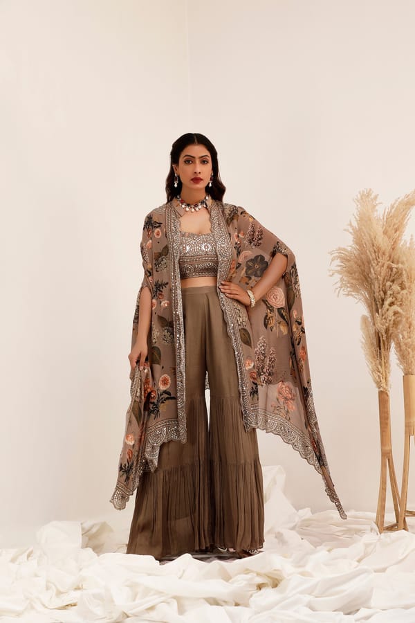 Aaina - Cape Set — Surkh Syahi