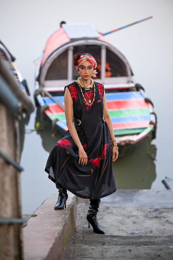 Petal Illusion Adjustable Dress — The Dramebaaz Company