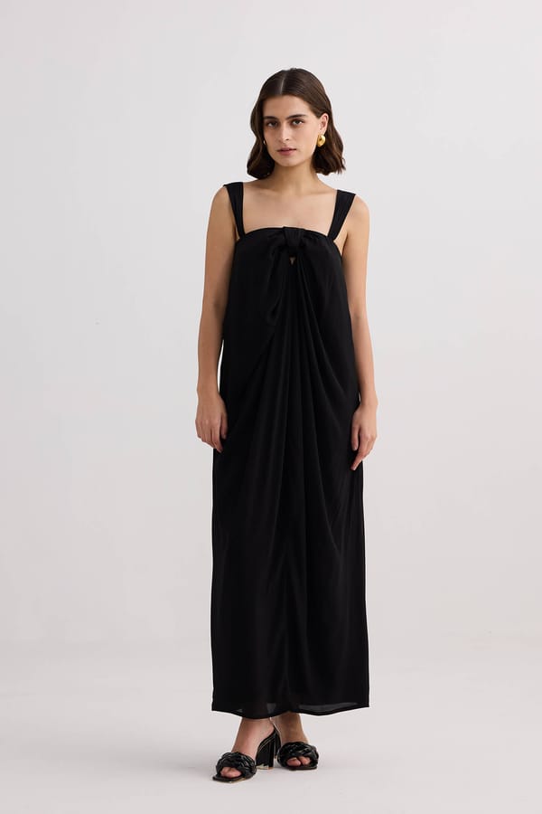 Twilight Twist Strappy Maxi Dress — REISTOR