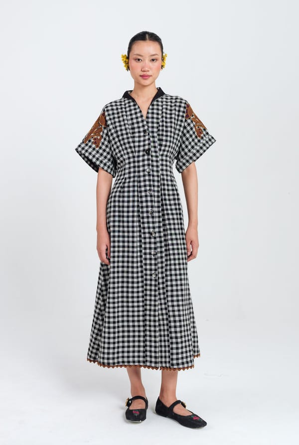 Groove Handloom Midi Dress — JODI