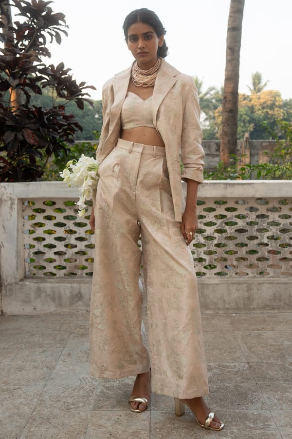 Lila Blazer Set — Paulmi and Harsh