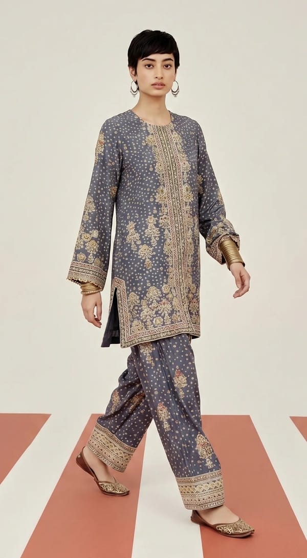 The Midnight Sienna Mosaic Bespoke Set — Basanti Kapde aur Koffee