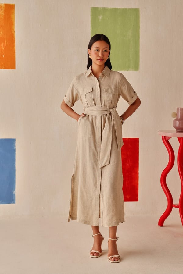 Dune Shirt Dress — Sage by Mala