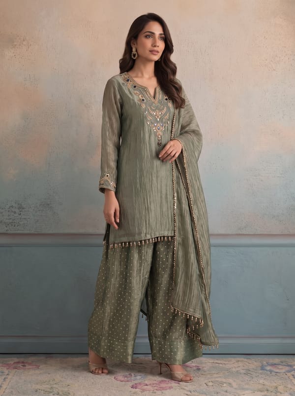 Dhoop-Chhaon Kurta Set — SUSHIL AGGARWAL