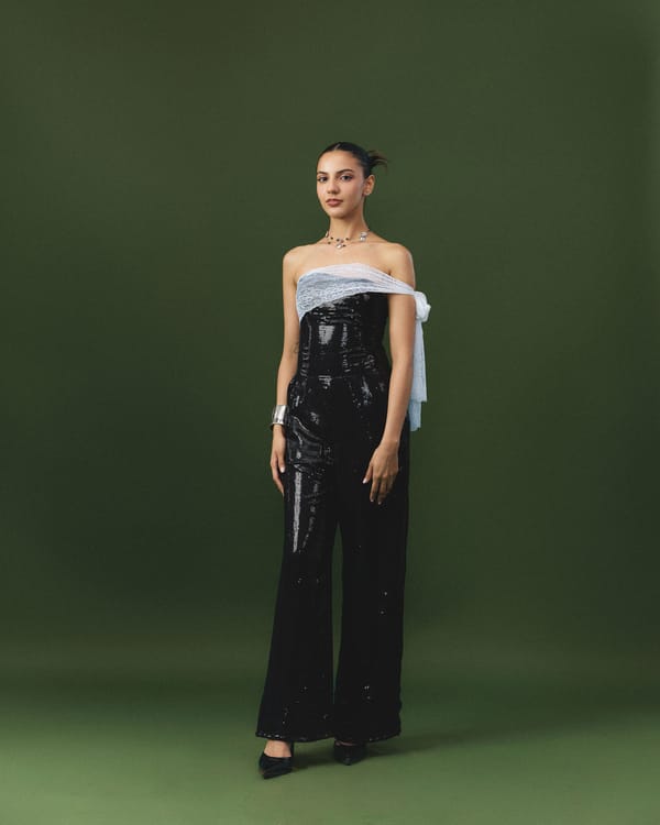Ananya sequin jumpsuit — OSE STUDIO