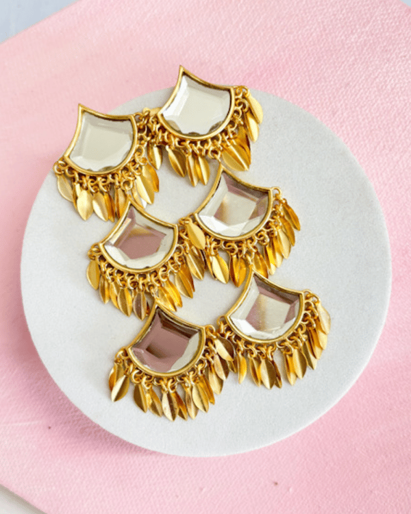 MIRROR DANGLE EARRING — Aditi Bhatt