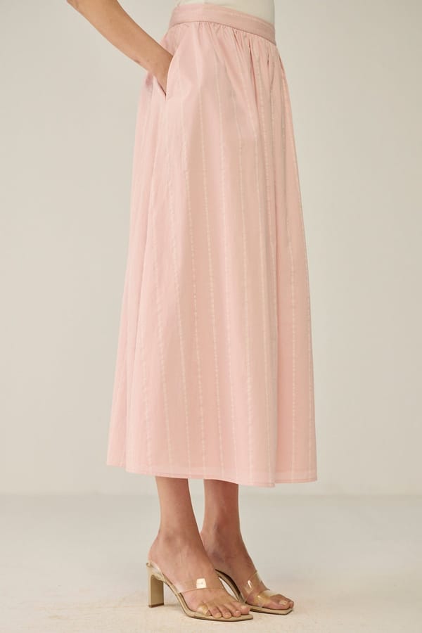 Striped Maxi Skirt — Move About Effortlessly
