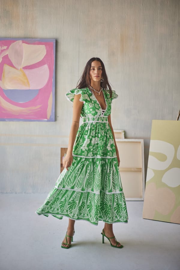 La Verdura Dress — Sage by Mala
