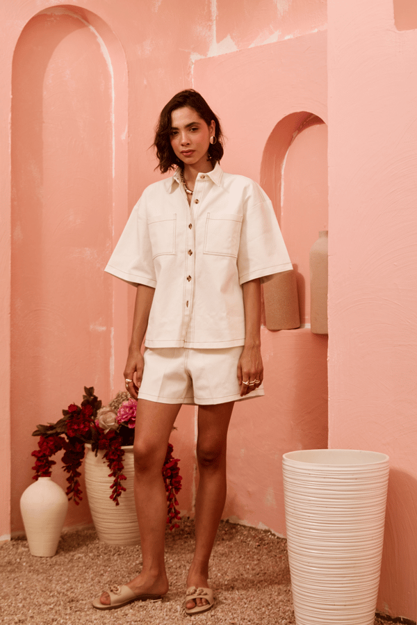 Luna Denim Coord Set — Armoire