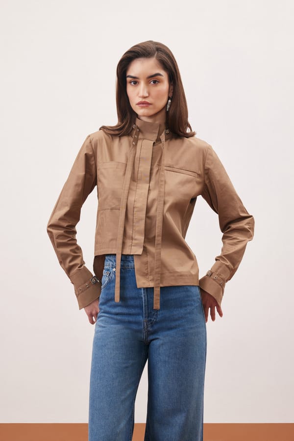 Eyelets Shirt — NOTIQUE