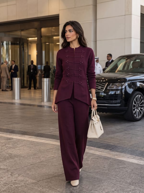 Military Frog-Clasp Co-Ord Set — HATUN ATILA