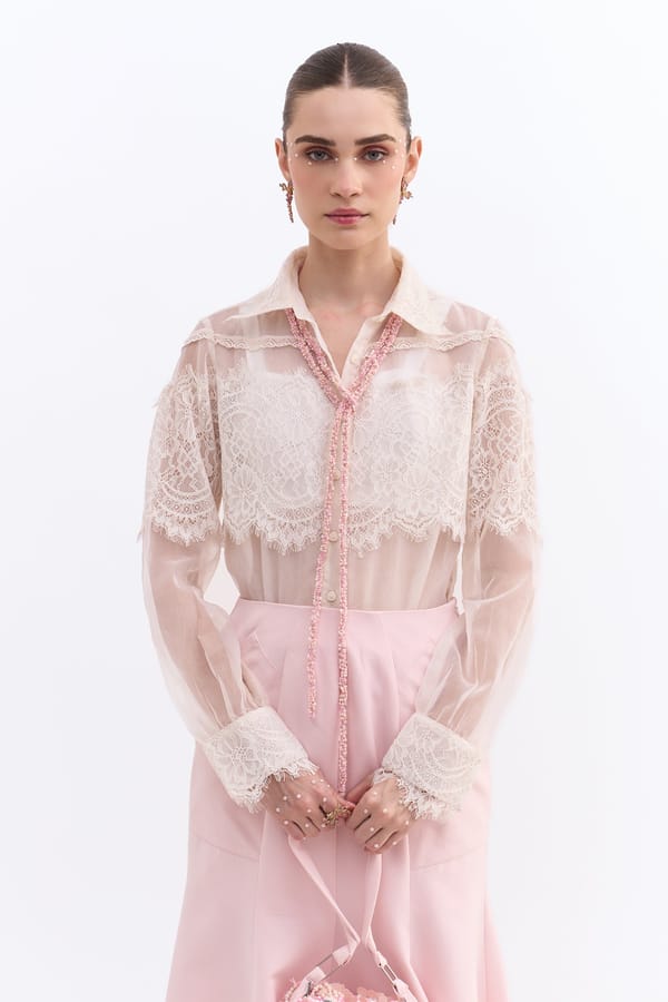 Mari Neckpiece/Belt Blush Pink — Our Love