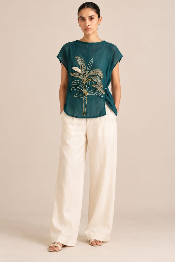 Verdant Bloom Top — ANISETTE