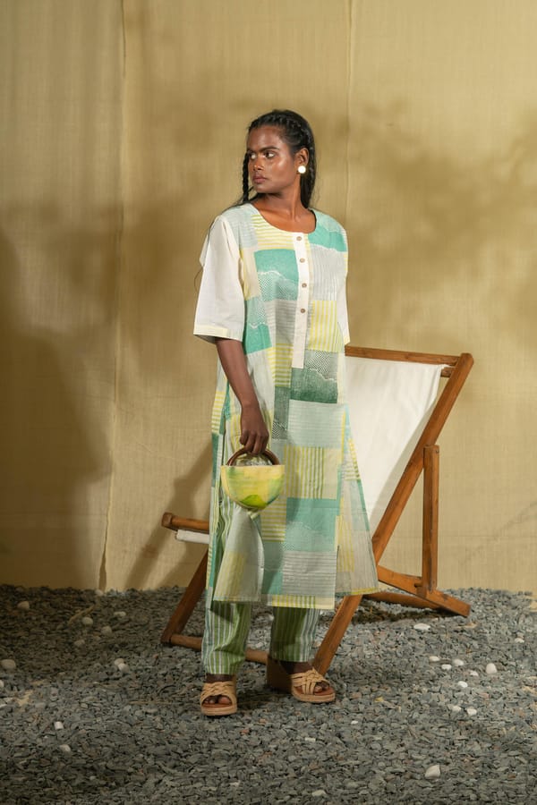 Mocktail Kurta And Bottom (Set Of 2) — Banana Labs