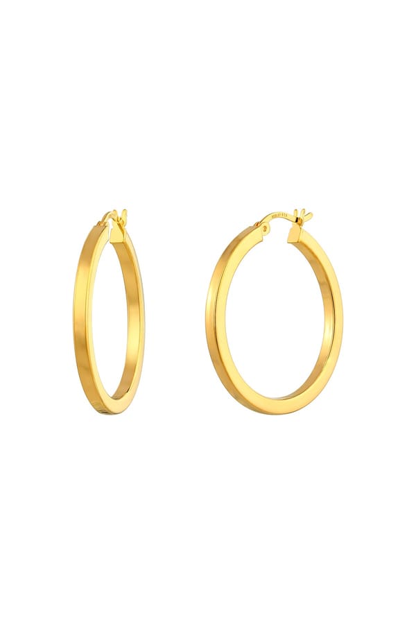 Timeless Large Hoop Earrings — Miss Jo