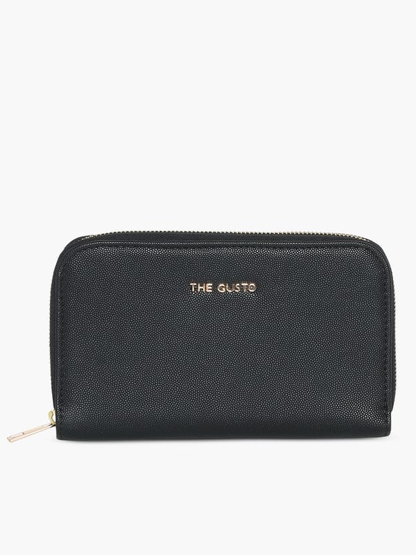 Black Wallet (Grained) — The Gusto