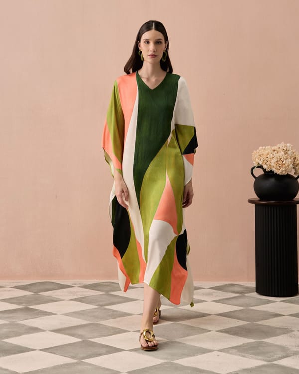 Olive Calder Kaftan Dress — ZAZU