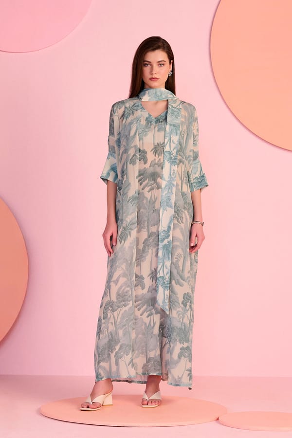 The Mist Scarf Dress — House of Soi