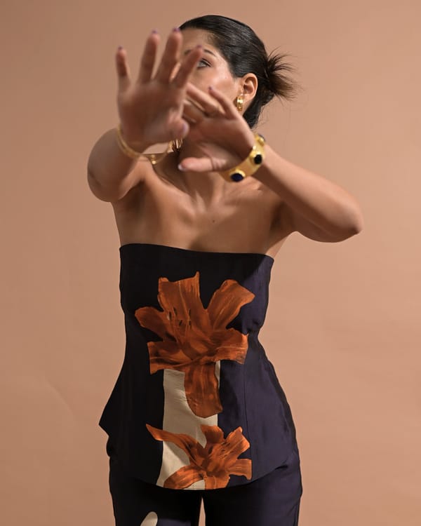 Rayna Printed Tube Top — Missy Co.