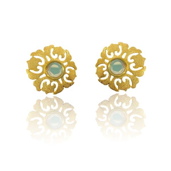 Baroque Mirror Studs — Aditi Bhatt