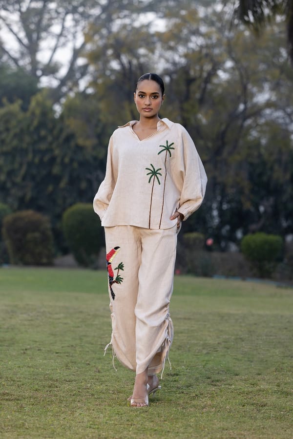 Desert Palm Co-ord set — AMRTA BY GUNEET KONDAL