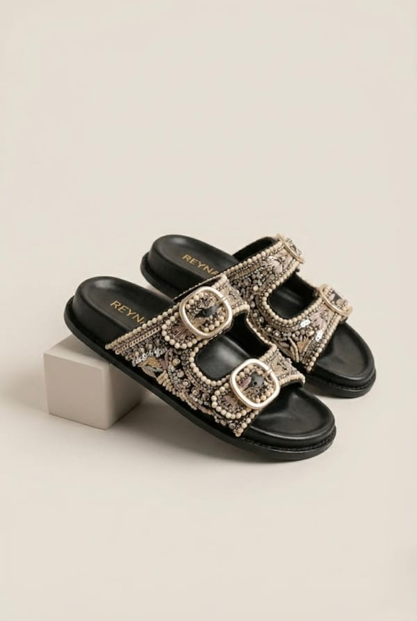 Imperial Embroidered Footbed — Reyna