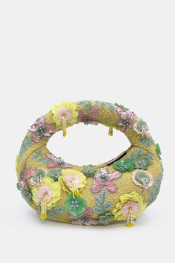Petal Reverie Luxe Embellished Bag — Versuhz India