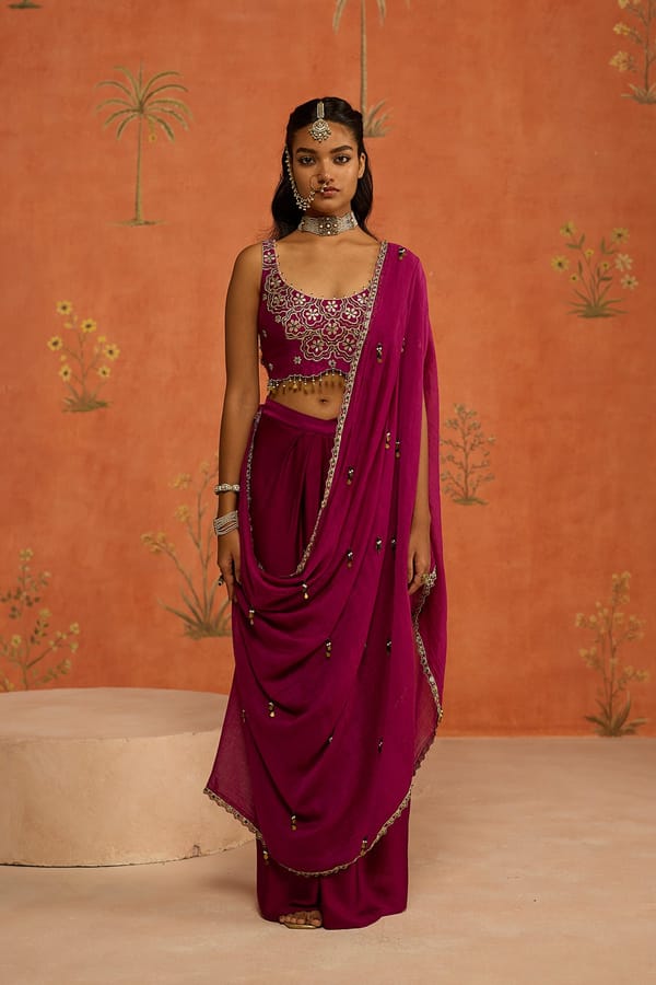 Indu Drape Set — Shikha Mehta