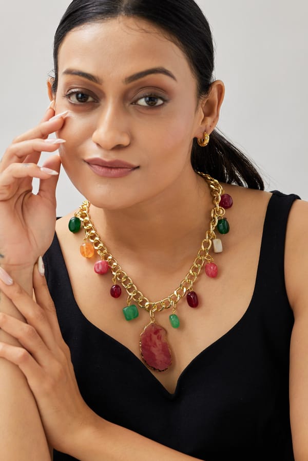 Celia Beads Necklace — Amossh