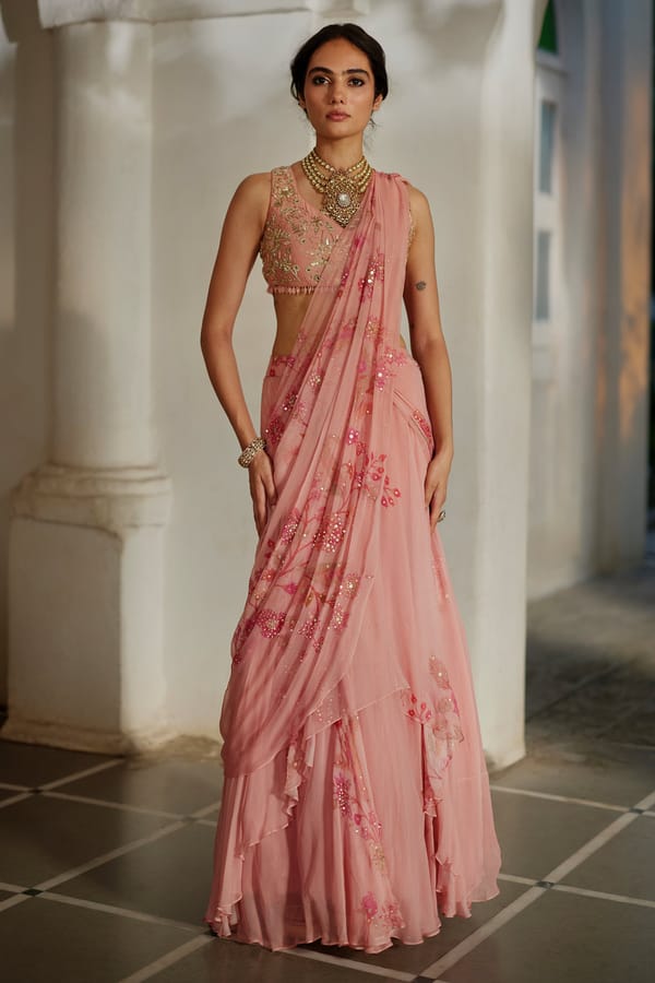 Kiri Saree Set — Paulmi and Harsh