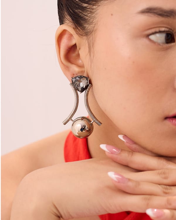 ASTER GEMSTONE EARRINGS — Ruhheite
