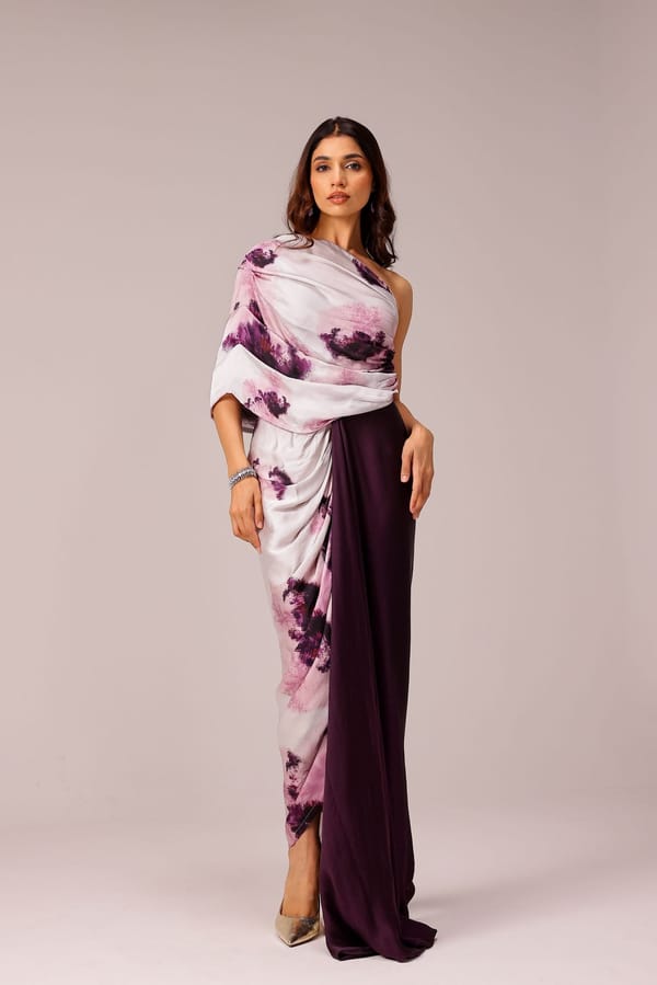 Mila One Shoulder Gown — STUDIO SURBHI