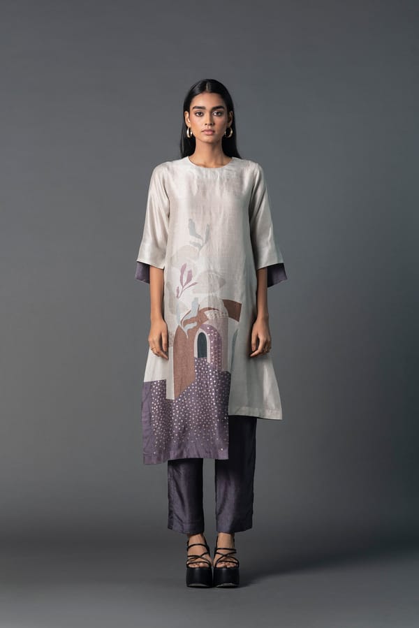 Array Gallery Deep Vine Kurta Set — CLOS