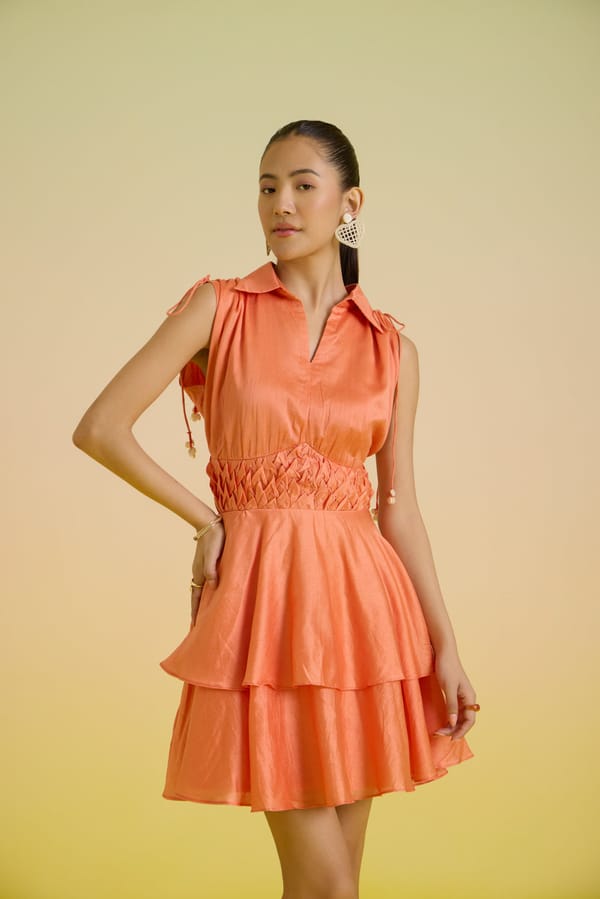 Sunset Sorbet Layered Dress — HOUSE OF HEATHER