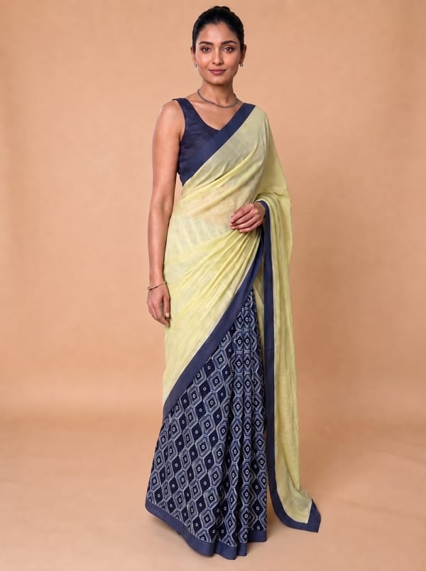Mayuri Patchwork Saree — BINKS