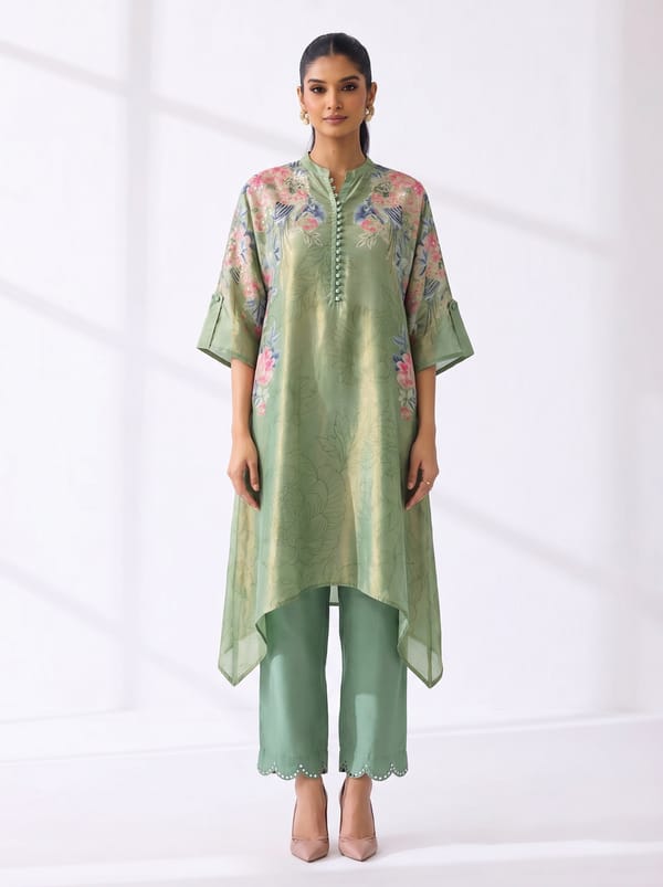 Sea Green Co-Ord Set — Basil Leaf
