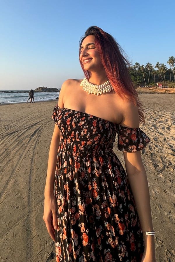 Black Blossom Maxi Dress — Julo