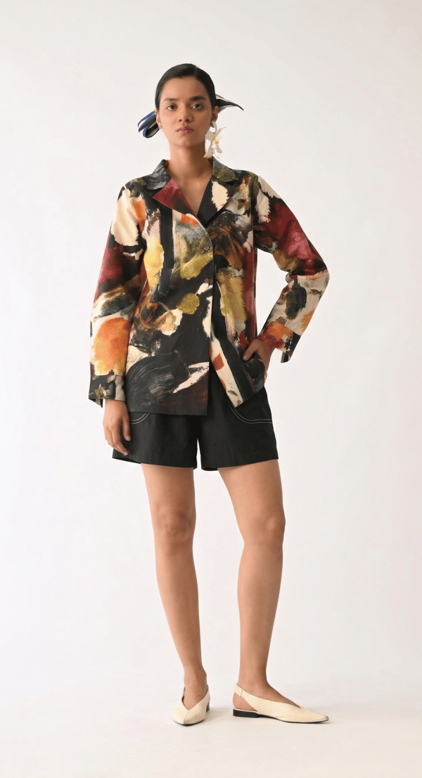Noir Cuban Shirt Set — Ofrida