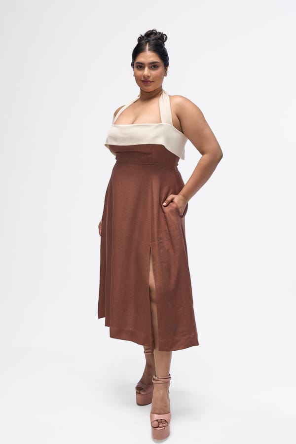 Juno- Mocha Brown and White — Mazikien