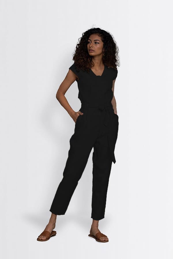 Hemp Noir Jumpsuit — REISTOR