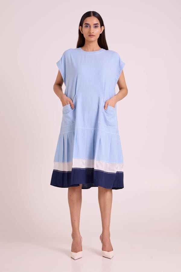 Sky Mitzi - Relaxed Volume Dress — Madder Much