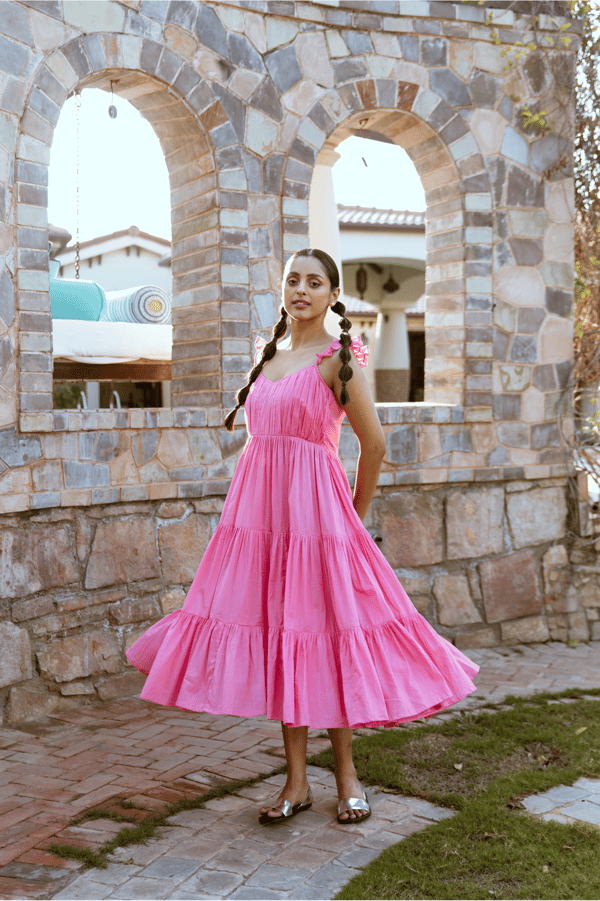 Blush Long Dress — SAJKE