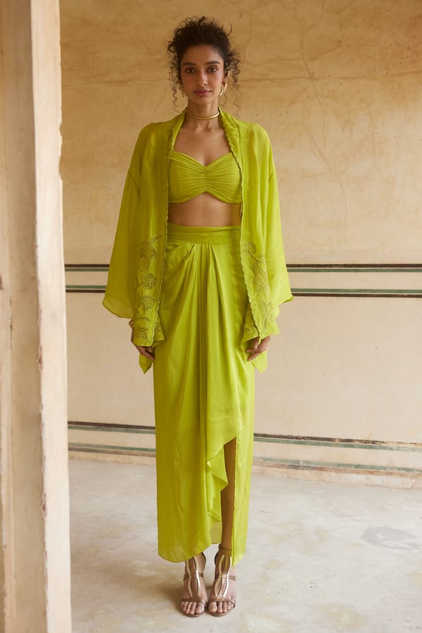 Sophia Jacket Set � Lemon — Paulmi and Harsh
