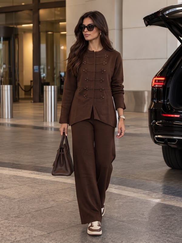 Military Frog-Clasp Co-Ord Set — HATUN ATILA
