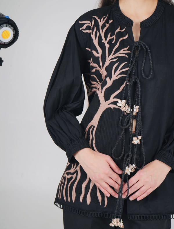 Tree of Life Coord Set with Shell Ties — AKSH